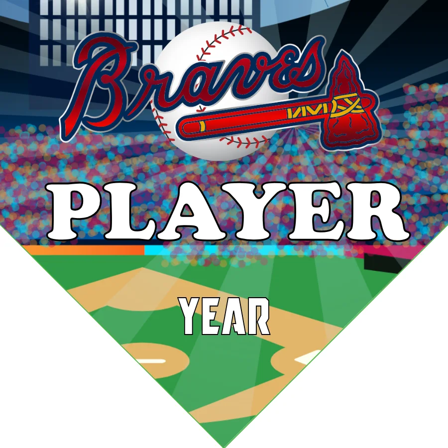 Atlanta 3 Baseball Banner-baseball-banners-pasadena-tx-images