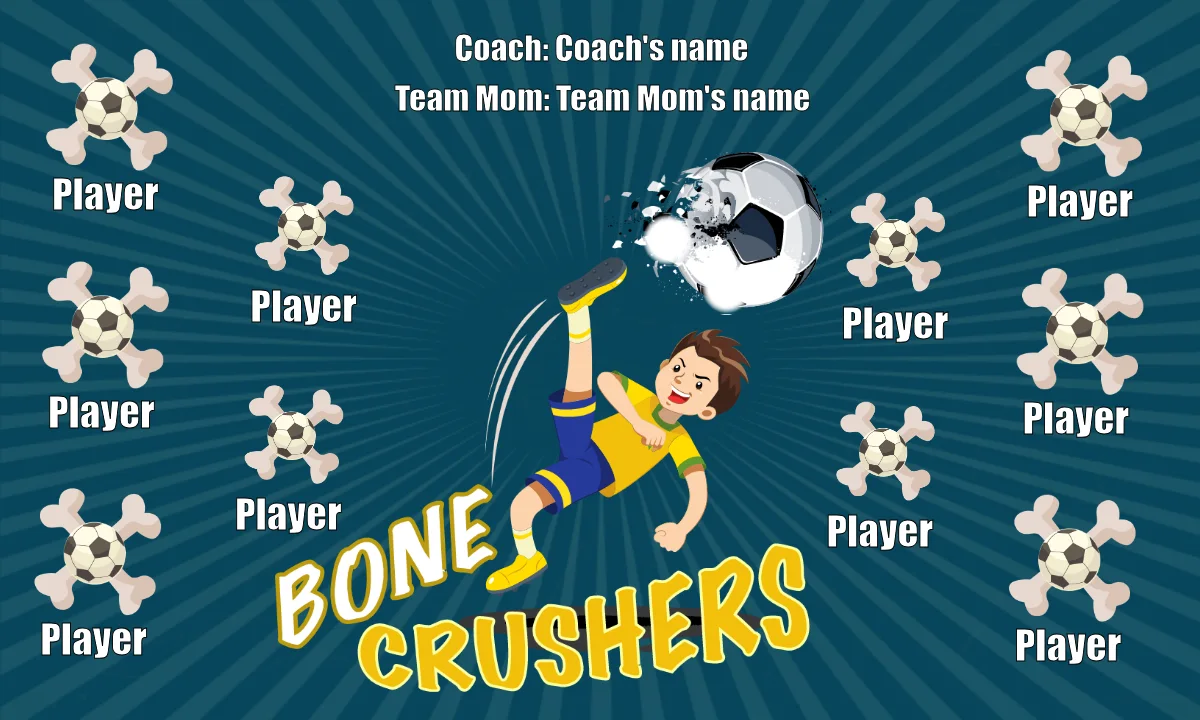 Crushers Bone Soccer Banner-soccer-banner-kit