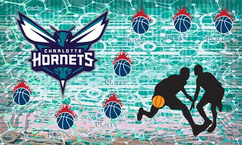 Charlotte Hornets Basketball Banner basketball banner ideas images