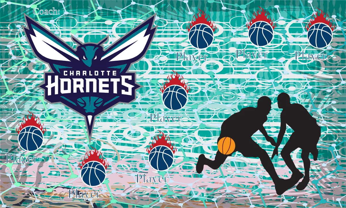 Charlotte Hornets Basketball Banner basketball banner ideas images