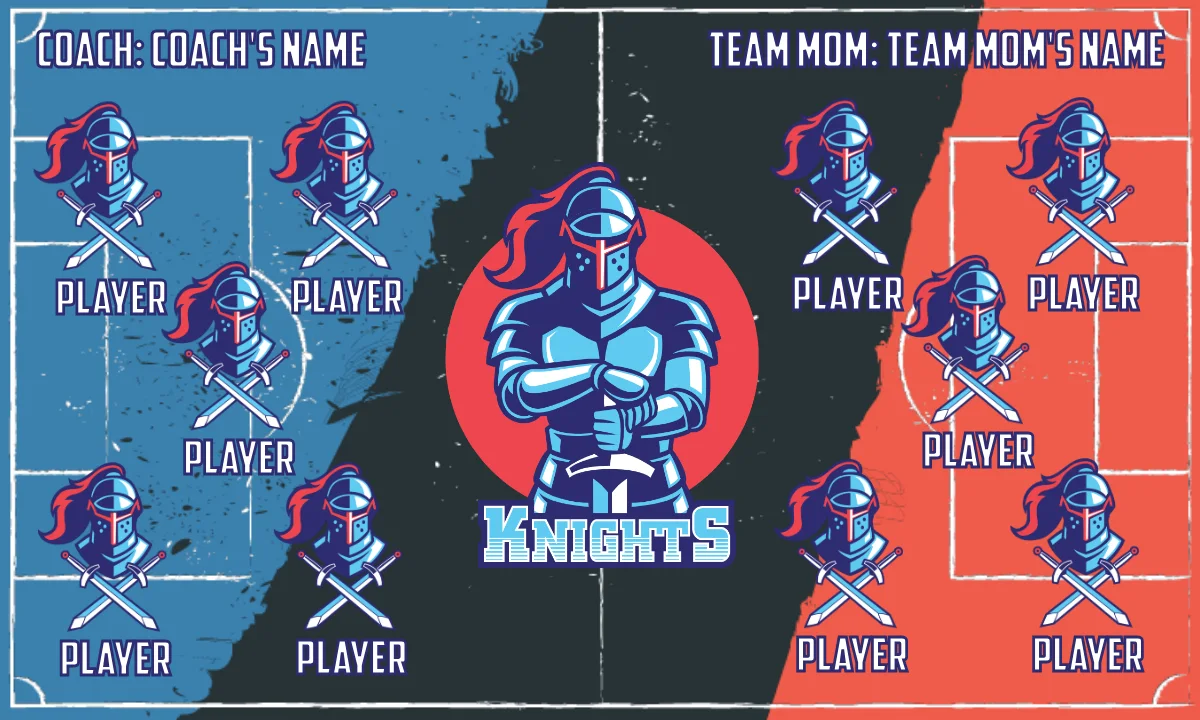 Knights 01 Soccer Banner-banners-for-soccer-team-picture