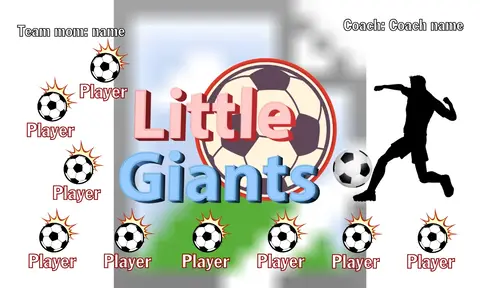 Giants Little Soccer Banner-youth-soccer-banners