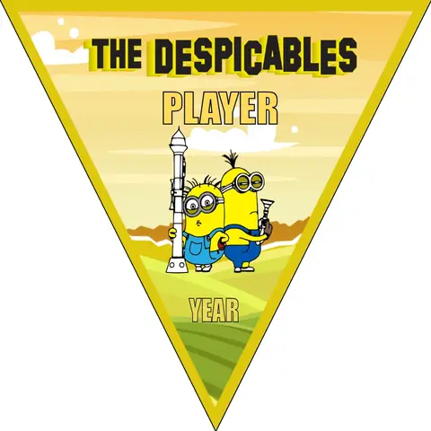 The Despicables Soccer Banner-soccer-banners-picture