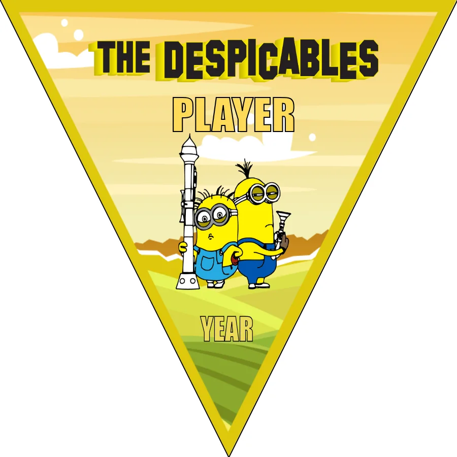 The Despicables Soccer Banner-soccer-banners-picture