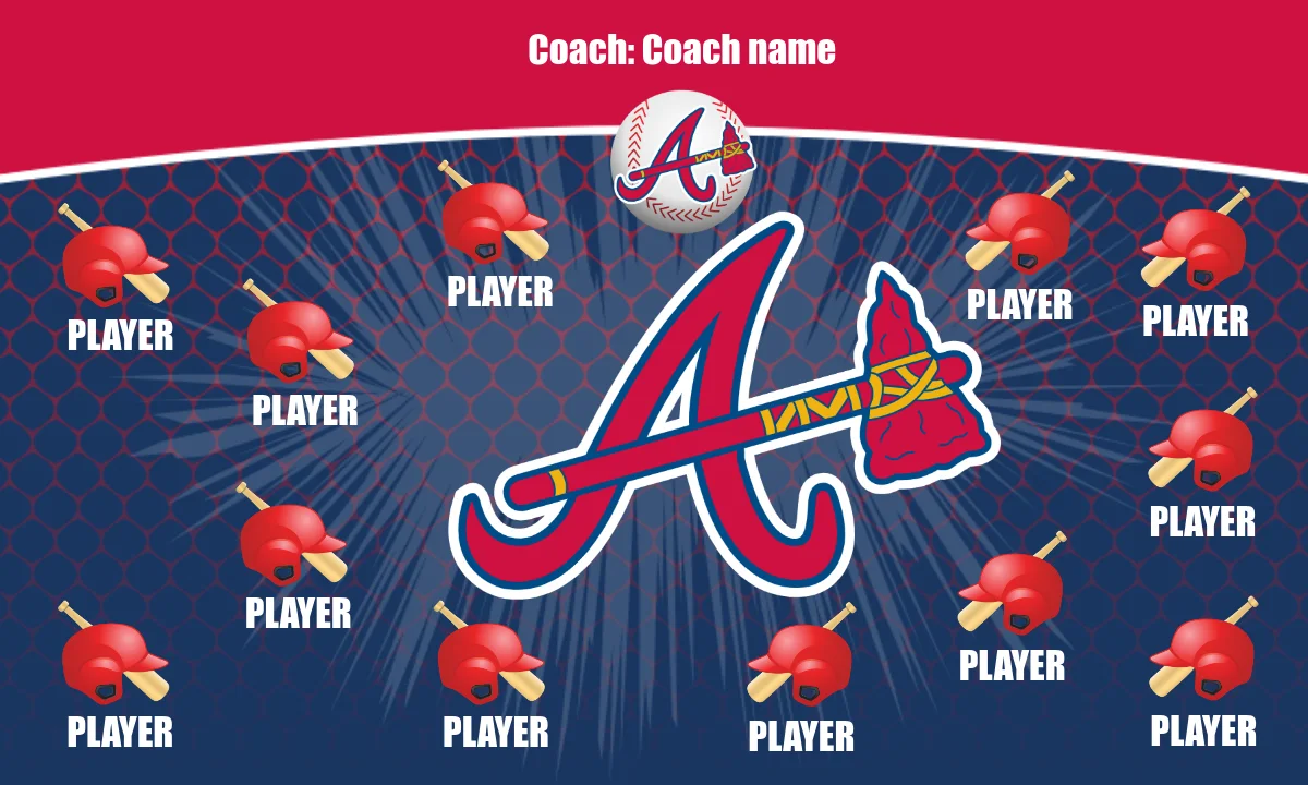 Braves 1 Baseball Banner-youth-baseball-banner-ideas-images