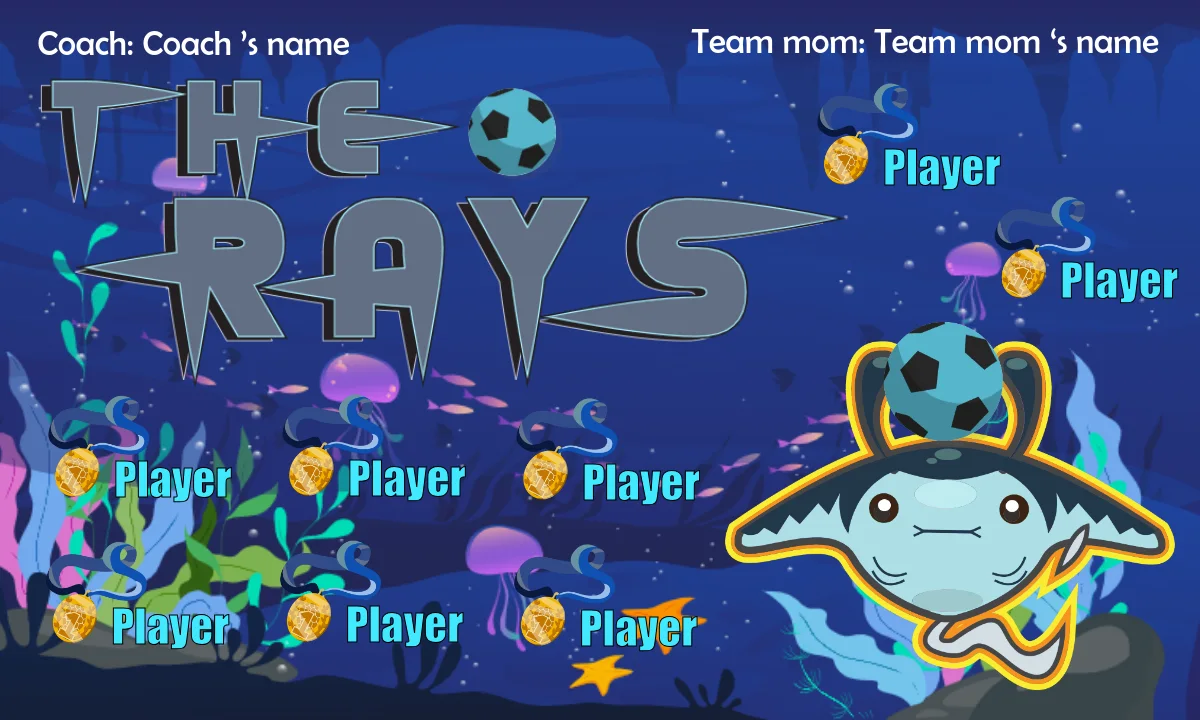 The rays Soccer Banner-belgian-soccer-banner