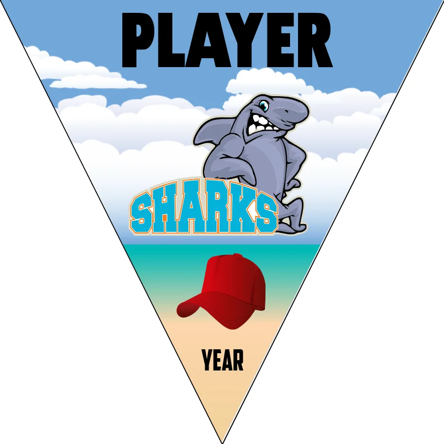 Sharks1 Softball Banner-homemade-softball-banner-picture