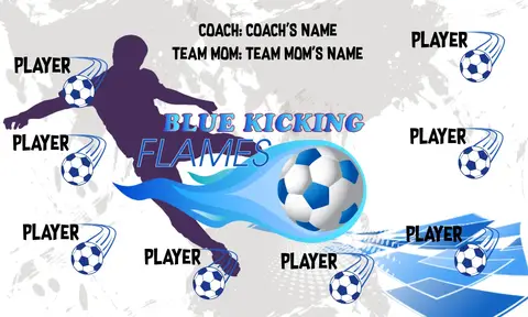 Blue kicking flames Soccer Banner-soccer-banners-for-facebook-picture