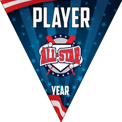 All Star 4 Baseball Banner -softball-banner-templates-picture