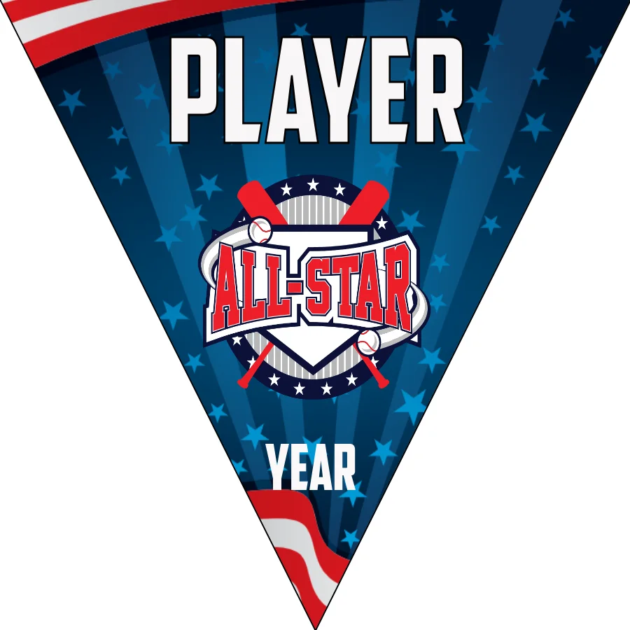All Star 4 Baseball Banner -softball-banner-templates-picture