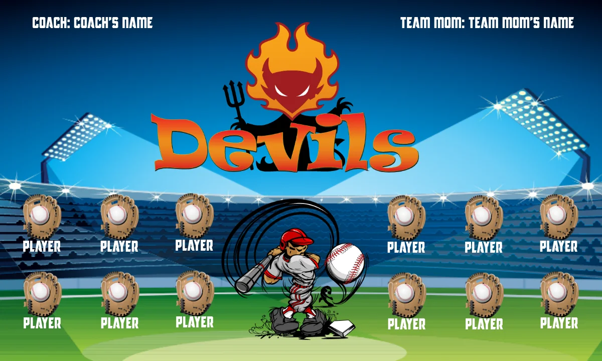Devil 1 Softball Banner-softball-banner-quotes-picture