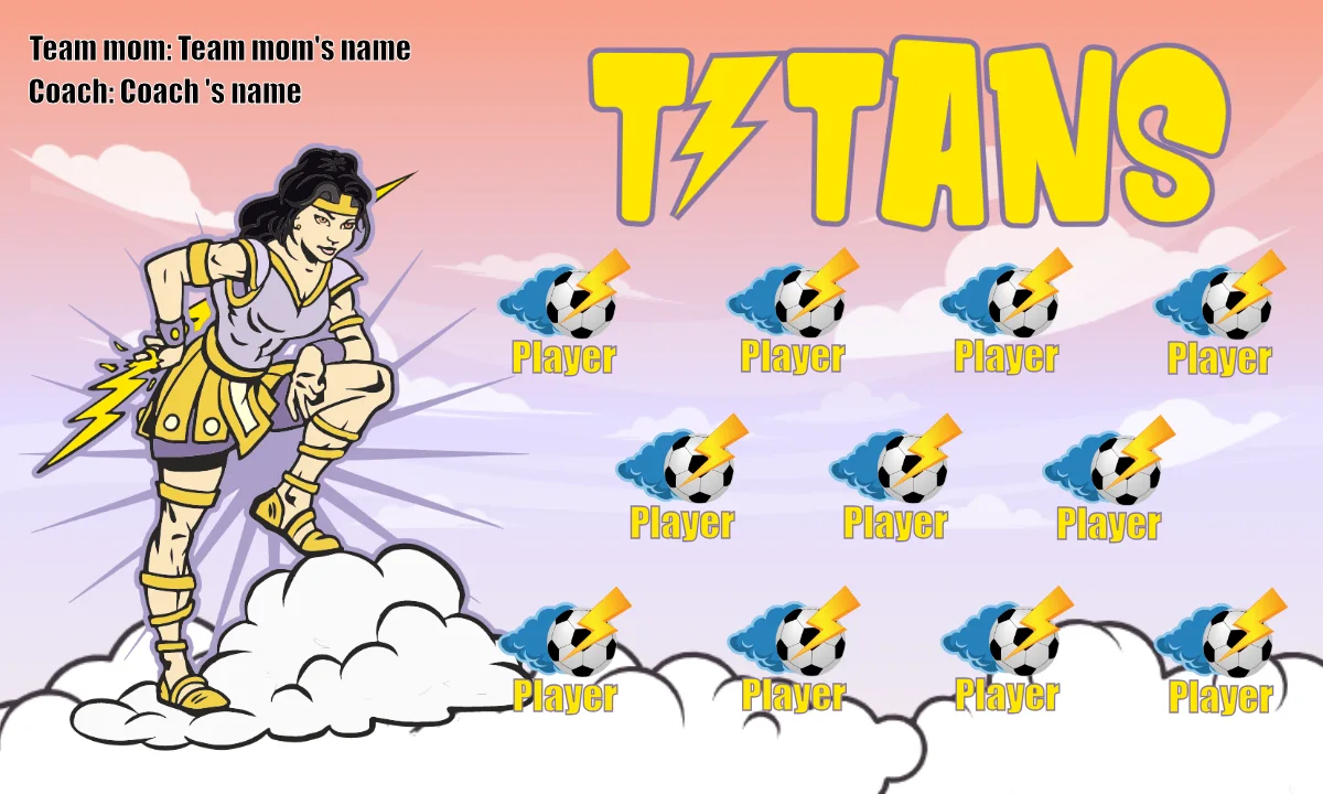 Titans 2 Soccer Banner-soccer-banners-picture
