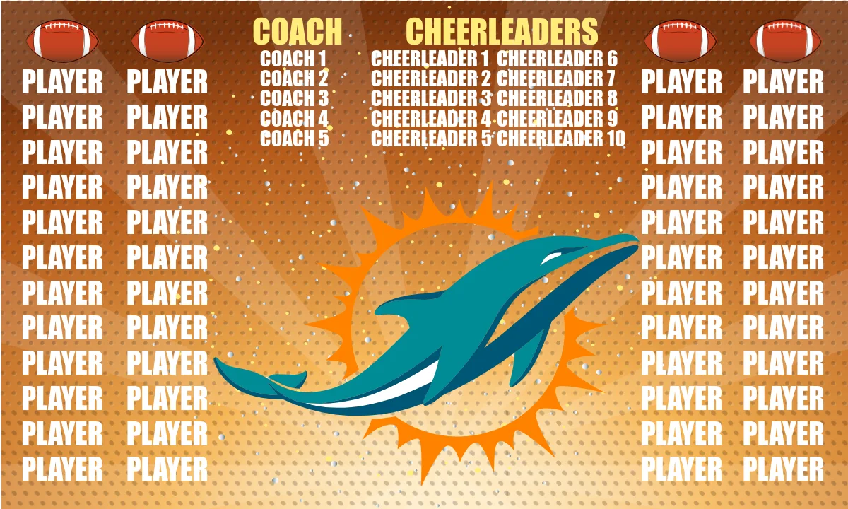 Miami Dolphins Football Banner football banners sayings images