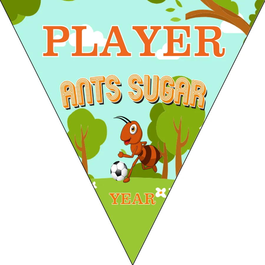 Ants sugar Soccer Banner-soccer-banner-pole-kit-picture