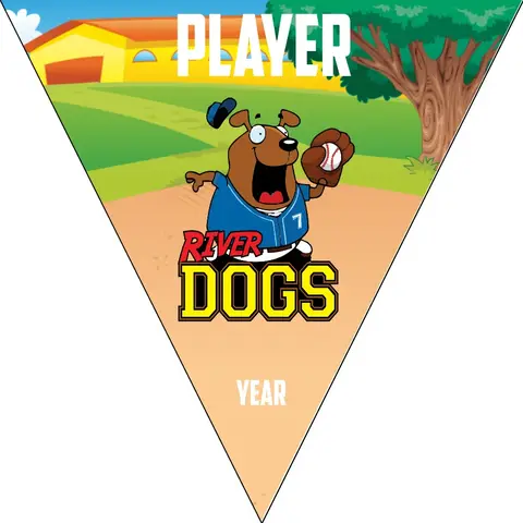 River Dog1 Softball Banner-homemade-softball-banners-picture