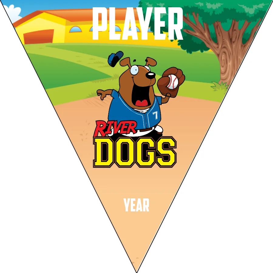 River Dog1 Softball Banner-homemade-softball-banners-picture