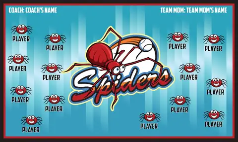 Spiders-blue-bg-hem-softball-banner-ideas-picture