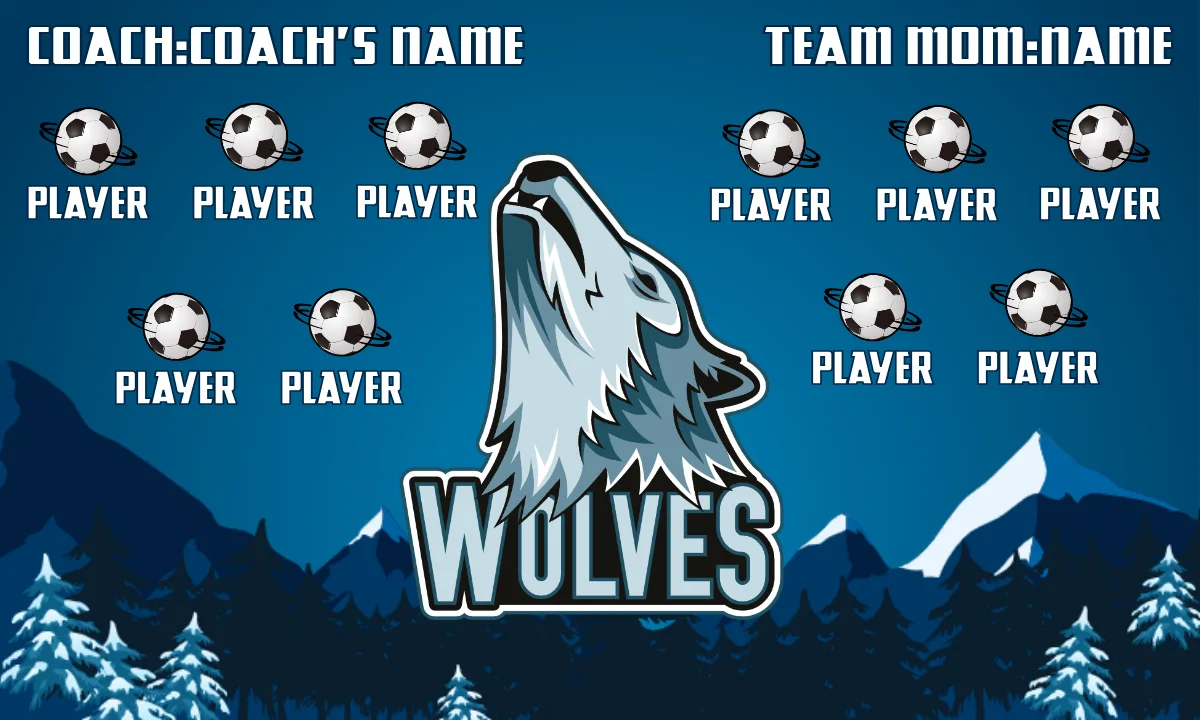 Wolves Soccer Banner,-soccer-banners-and-flags-picture