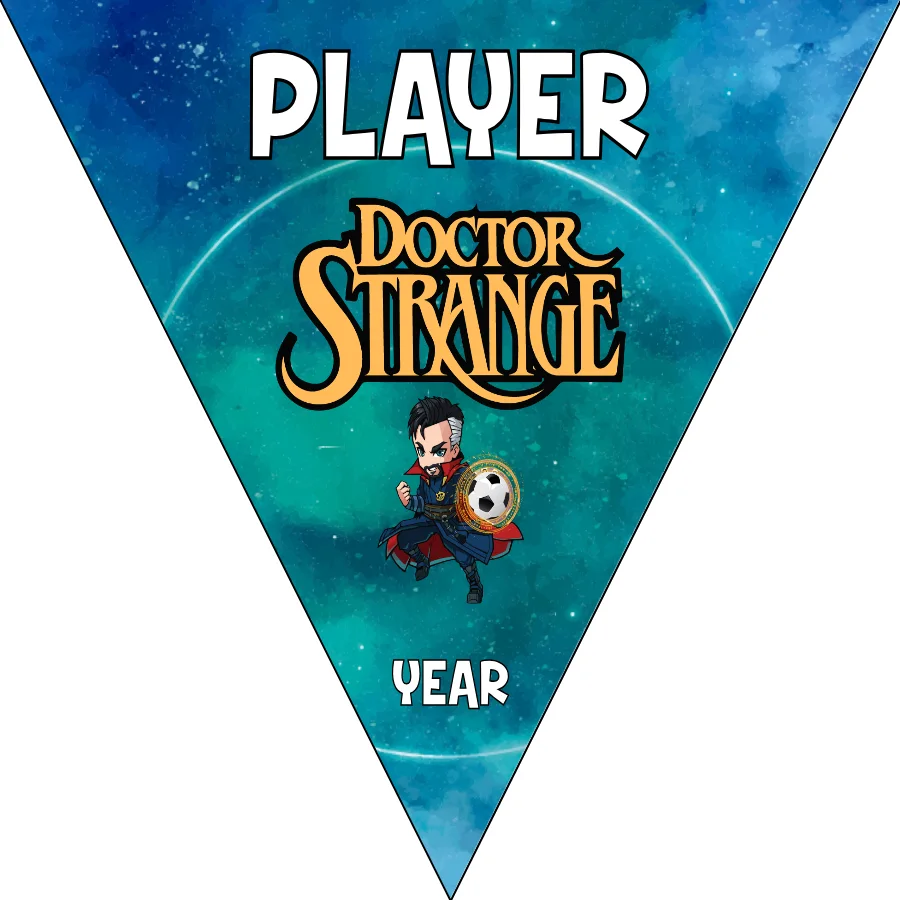 Dr. Strange Soccer Banner-soccer-ball-banners-picture