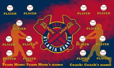 Atlanta 4 Baseball Banner