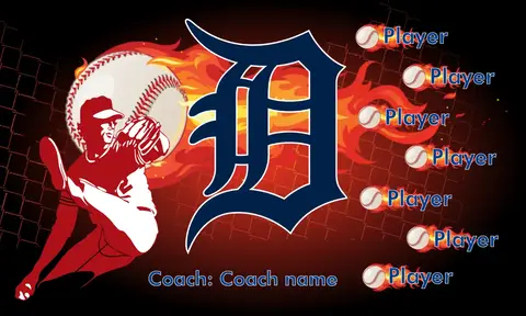 Detroit Tigers Baseball Banner-softball-banners-on-pinterest-picture