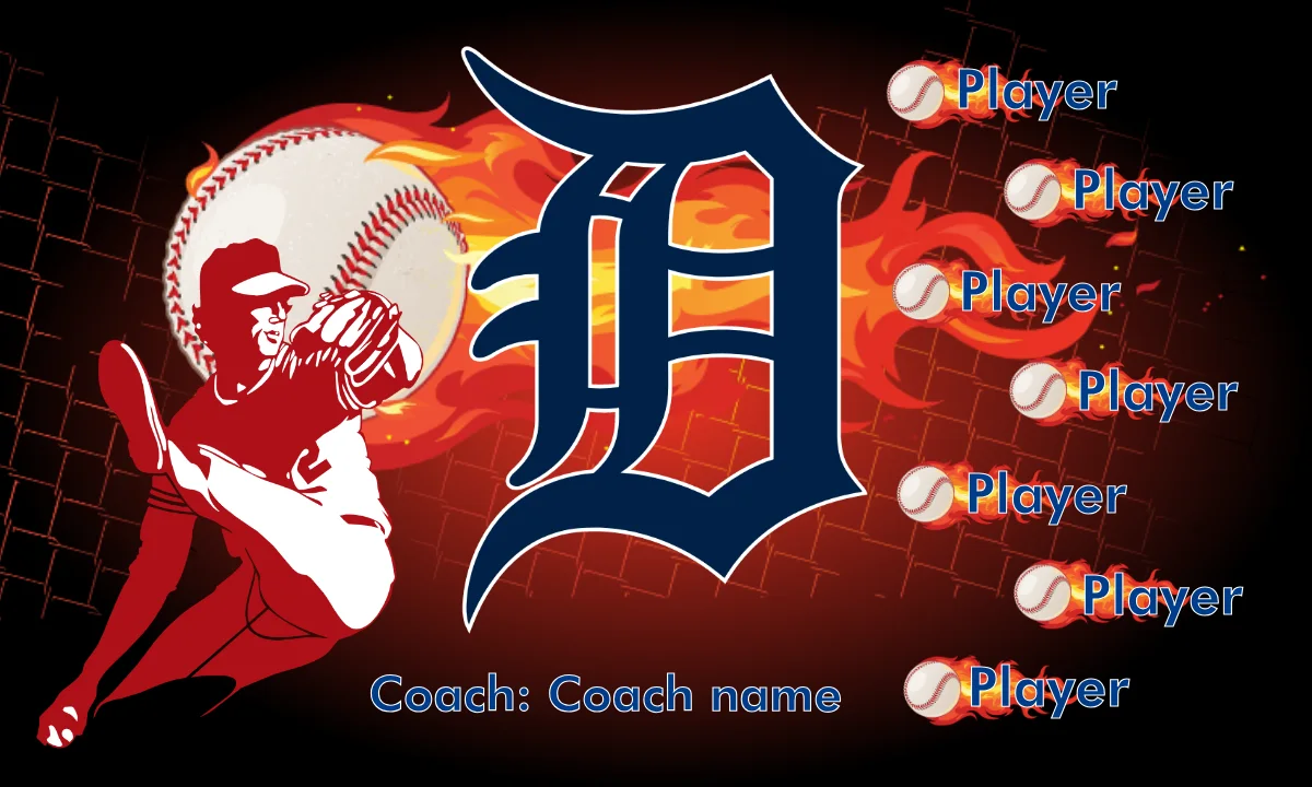 Detroit Tigers Baseball Banner-softball-banners-on-pinterest-picture