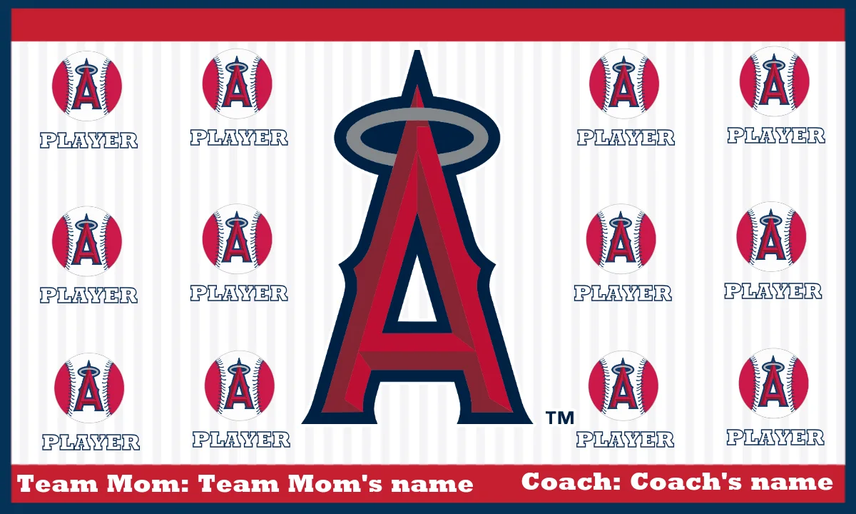 Angels 2 Baseball Banner