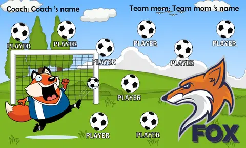 Fox Soccer Banner-banners-for-soccer-team
