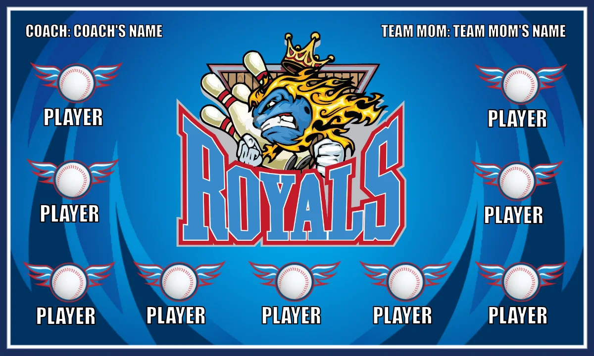 Royals Softball Banner