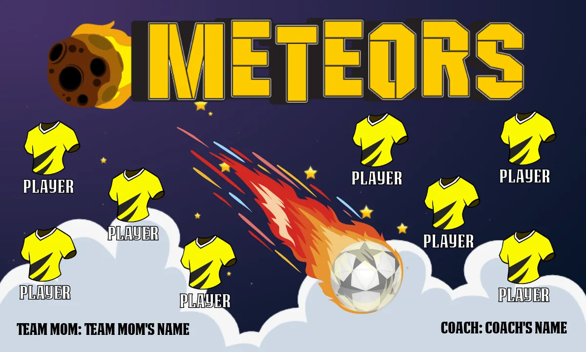Meteors Soccer Banner-soccer-banner-templates
