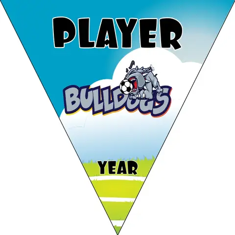 Bulldogs 1 Soccer Banner-soccer-banners-rancho-cucamonga-picture