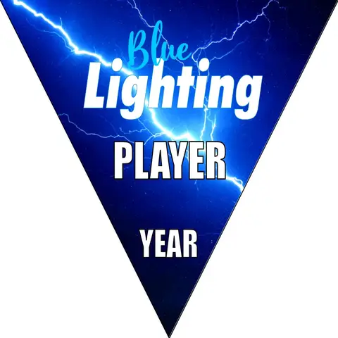 Blue Lighting Soccer Banner-soccer-banners-and-flags-picture