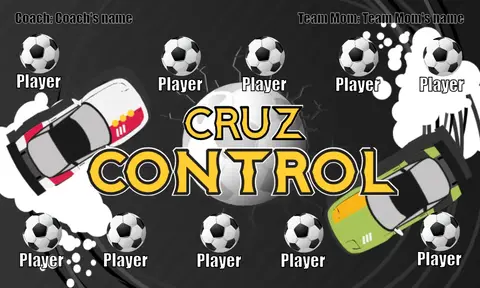 Cruz Control 1 Soccer Bannersoccer-banner-clip-art