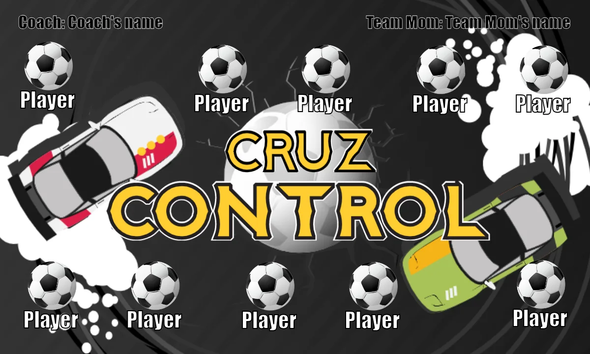 Cruz Control 1 Soccer Bannersoccer-banner-clip-art