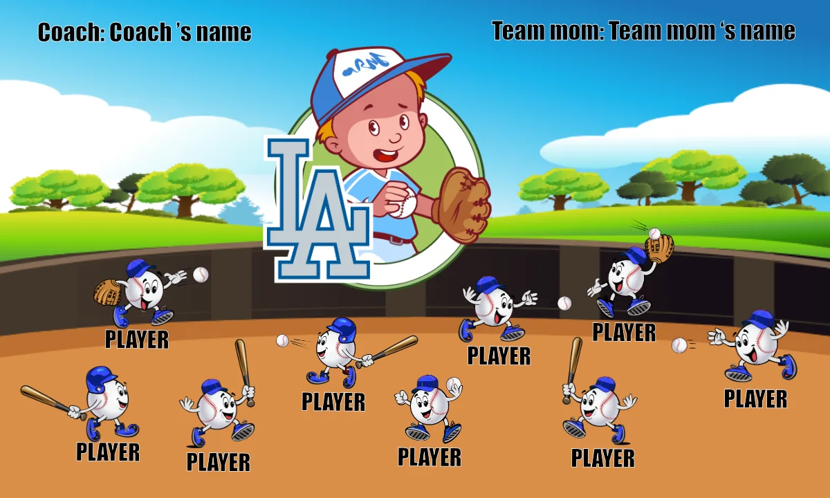 Dodgers Baseball Banner-baseball-banner-ideas-images