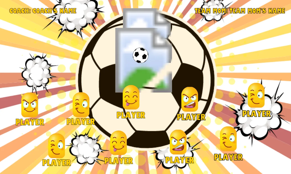 Team Emoji 3 Soccer Banner-soccer-ball-banner-picture