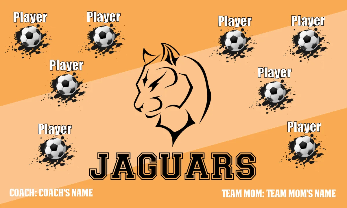 JAGUARS Soccer Banner-soccer-banner-stand-pvc
