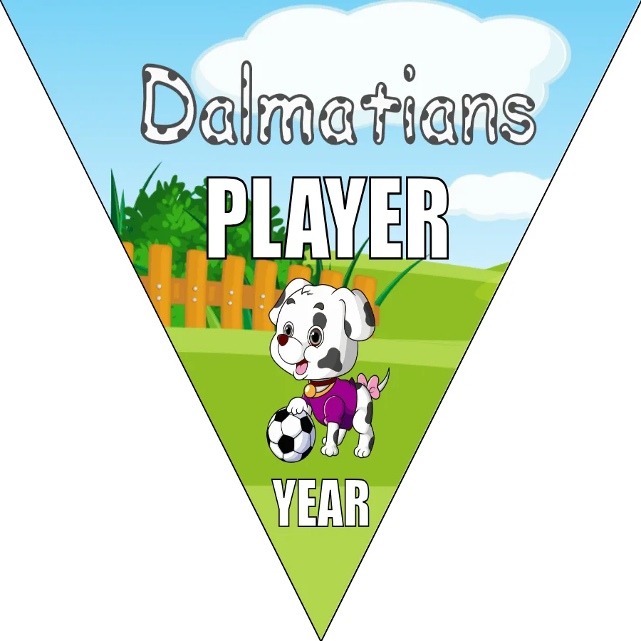Dalmatians Soccer Banner-soccer-banner-size-picture