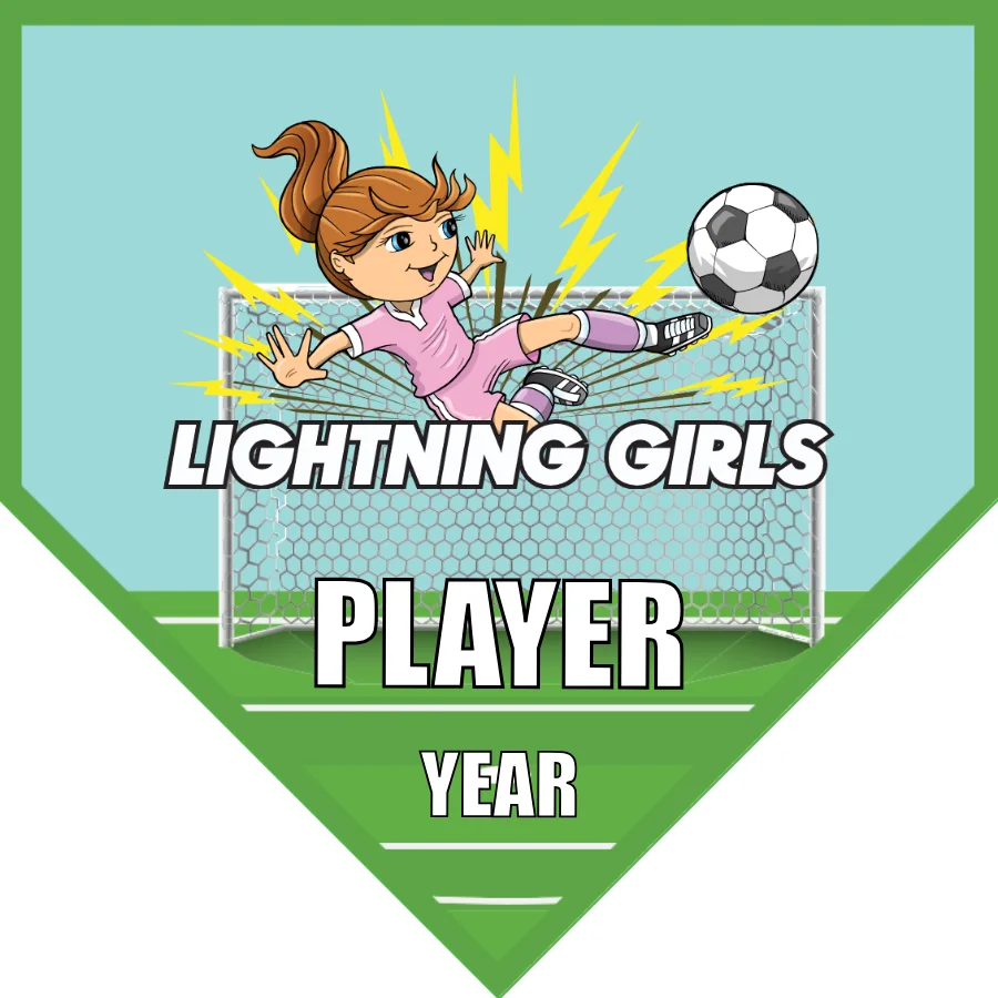 LIGHTNING GIRLS Soccer Banner-soccer-teams-exchange-banners-picture