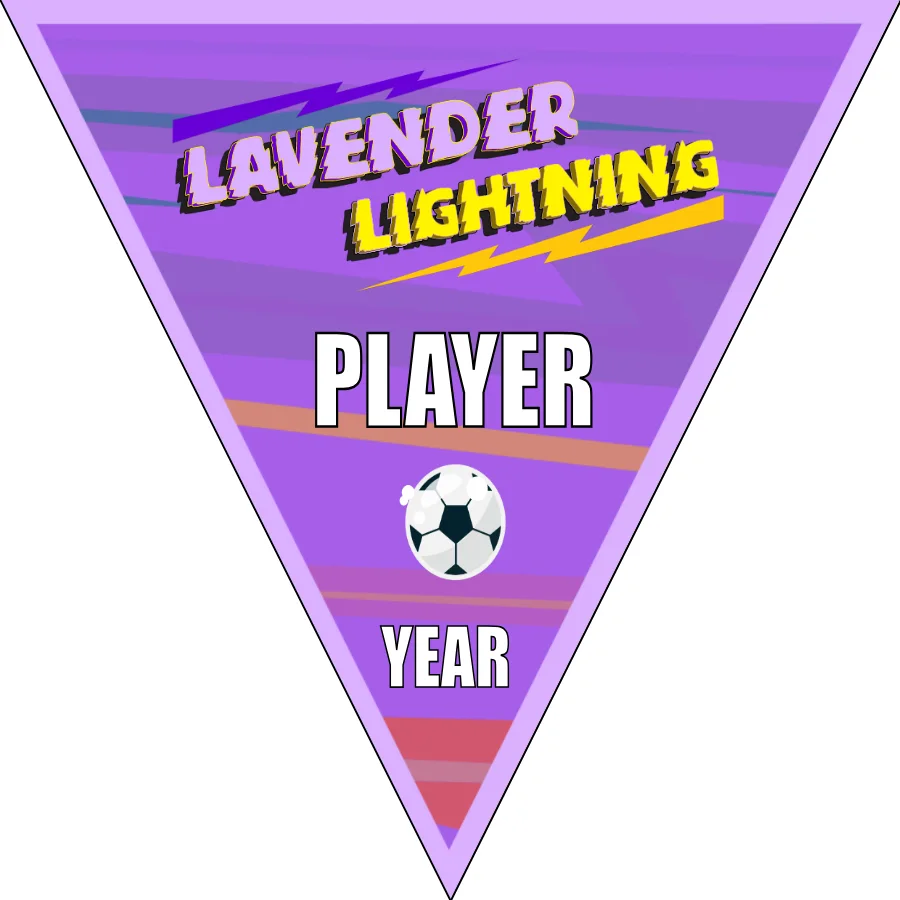 Lightning Lavender Soccer Banner-youth-soccer-banners-picture