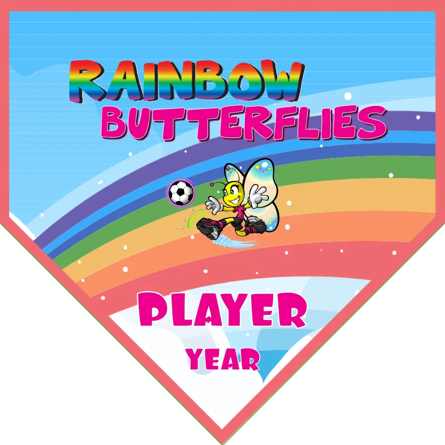 Butterflies Rain Soccer Banner-soccer-sports-coupon-exchange-banner-picture