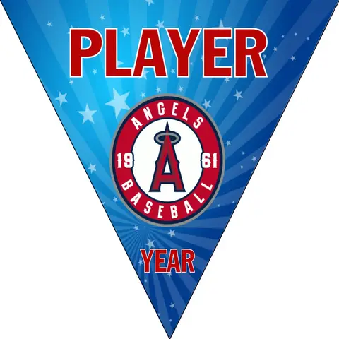 Angels Los Angeles 3 Baseball Banner-baseball-team-banner-ideas-images