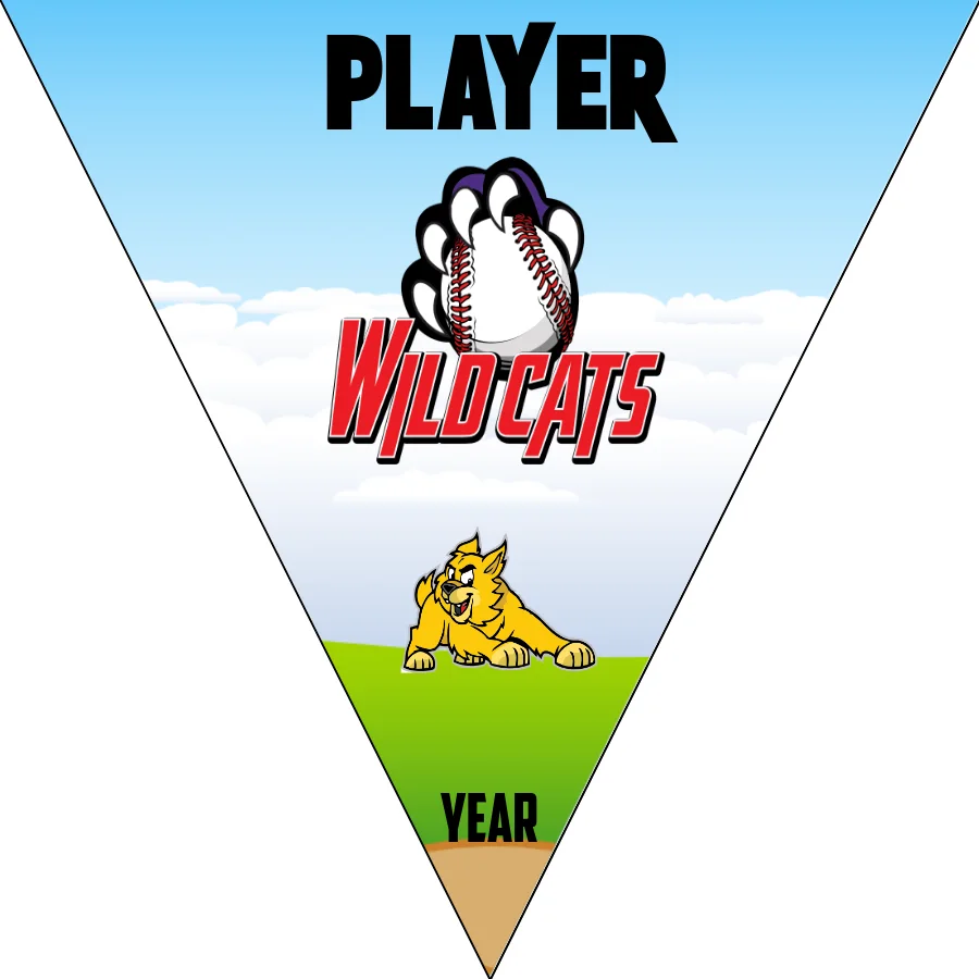 Wild Cats 2 Softball Banner-softball-banner-quotes-picture