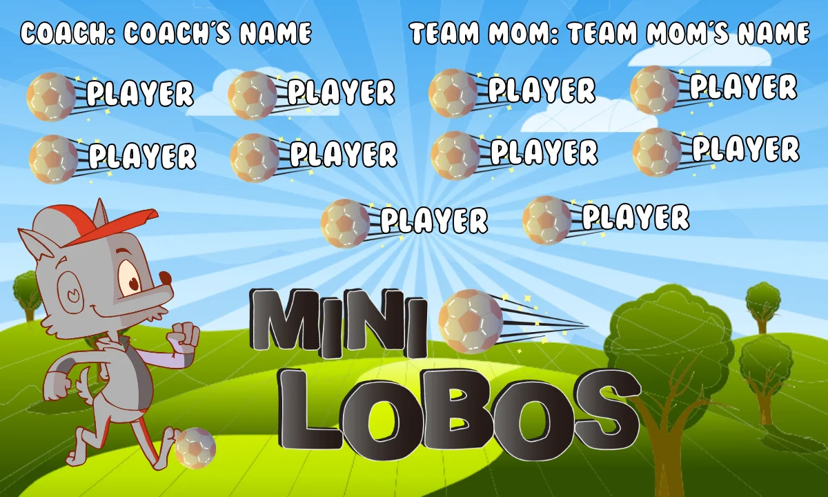 Lobos Mini Soccer Banner-soccer-team-banner-ideas-picture
