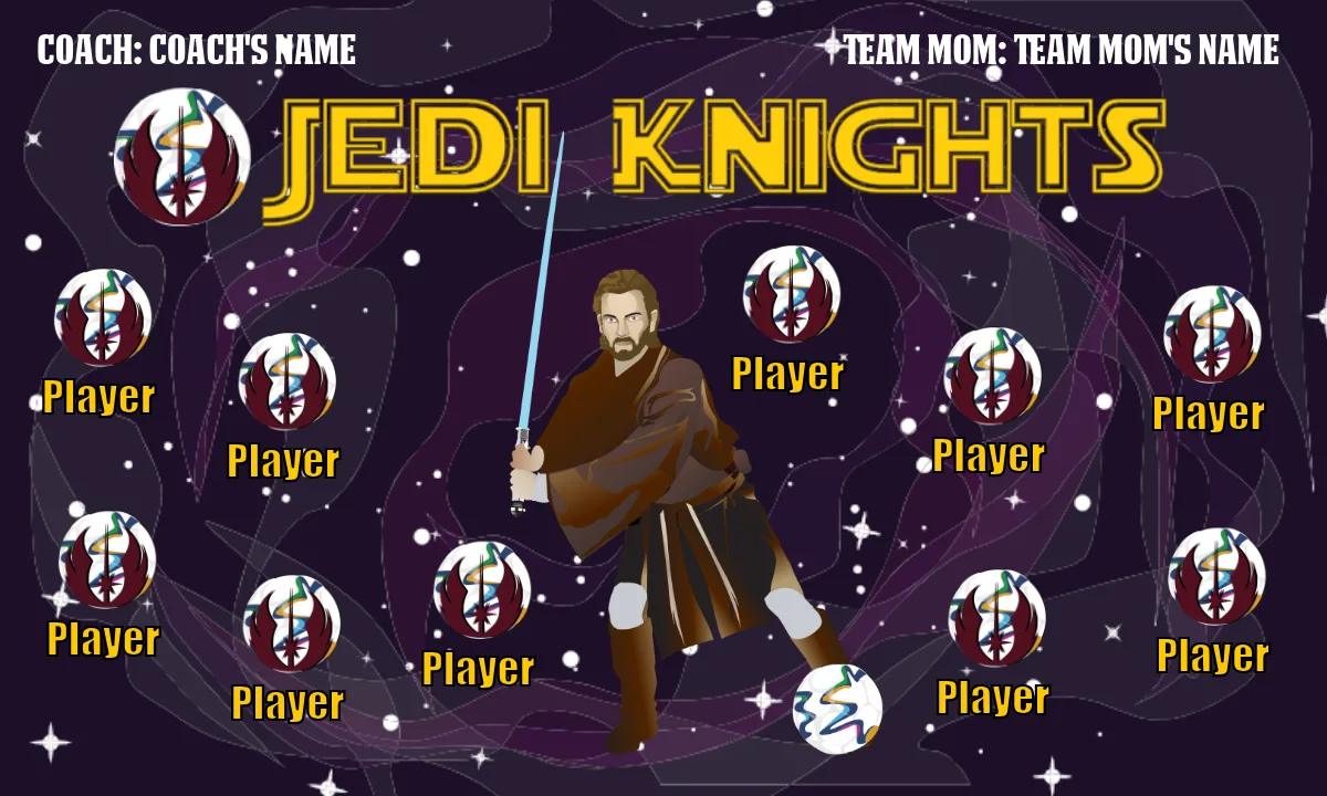 Jedi Knights Soccer Banner-soccer-field-banners