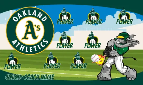Oakland 1 Baseball Banner-softball-banner-pictures-picture