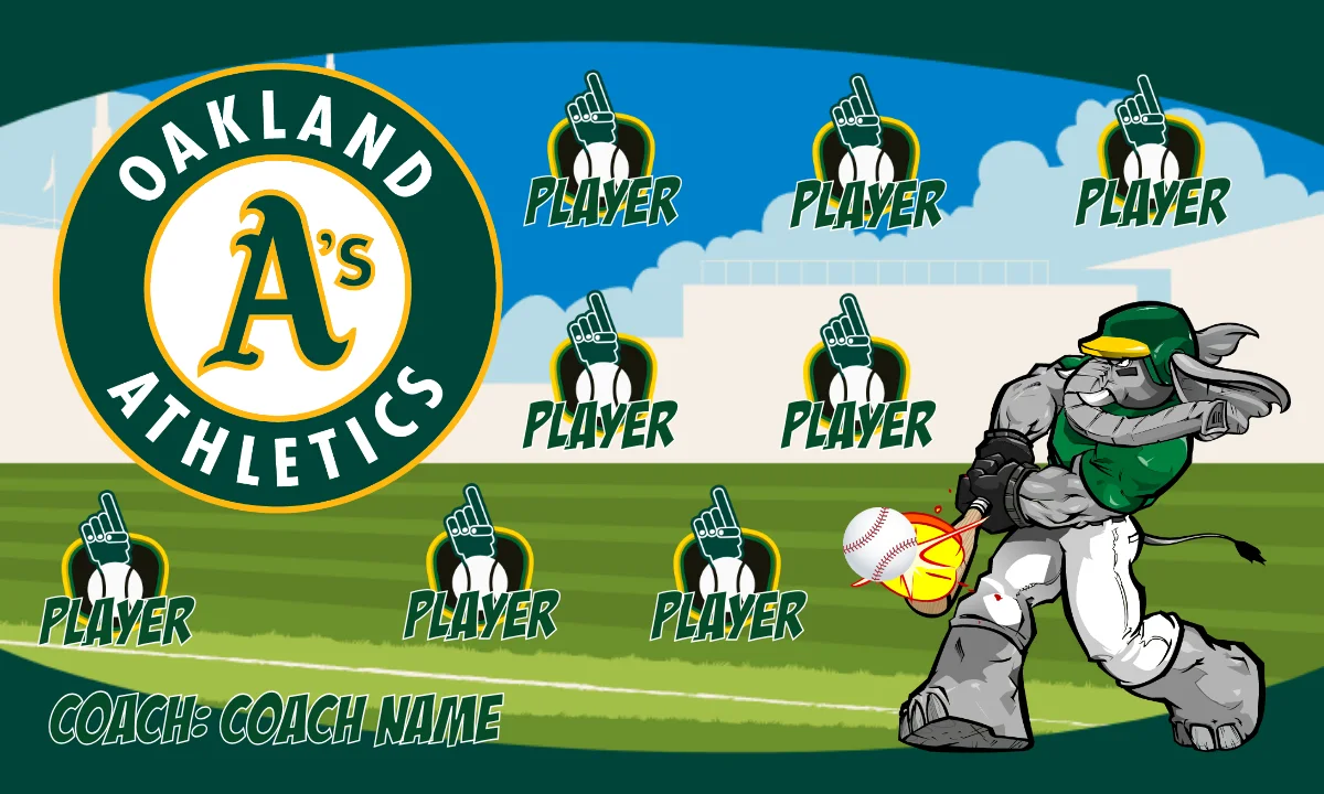 Oakland 1 Baseball Banner-softball-banner-pictures-picture