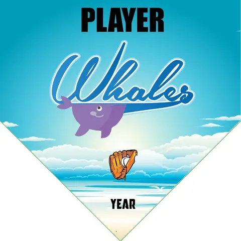 Whales 1 Softball Banner-softball-field-banner-picture