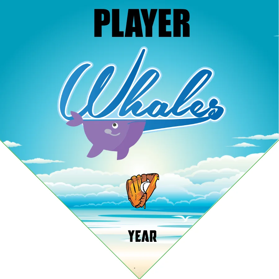 Whales 1 Softball Banner-softball-field-banner-picture
