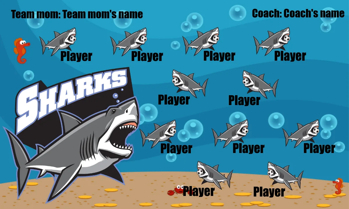 Sharks Soccer Banner-soccer-banners-for-sale